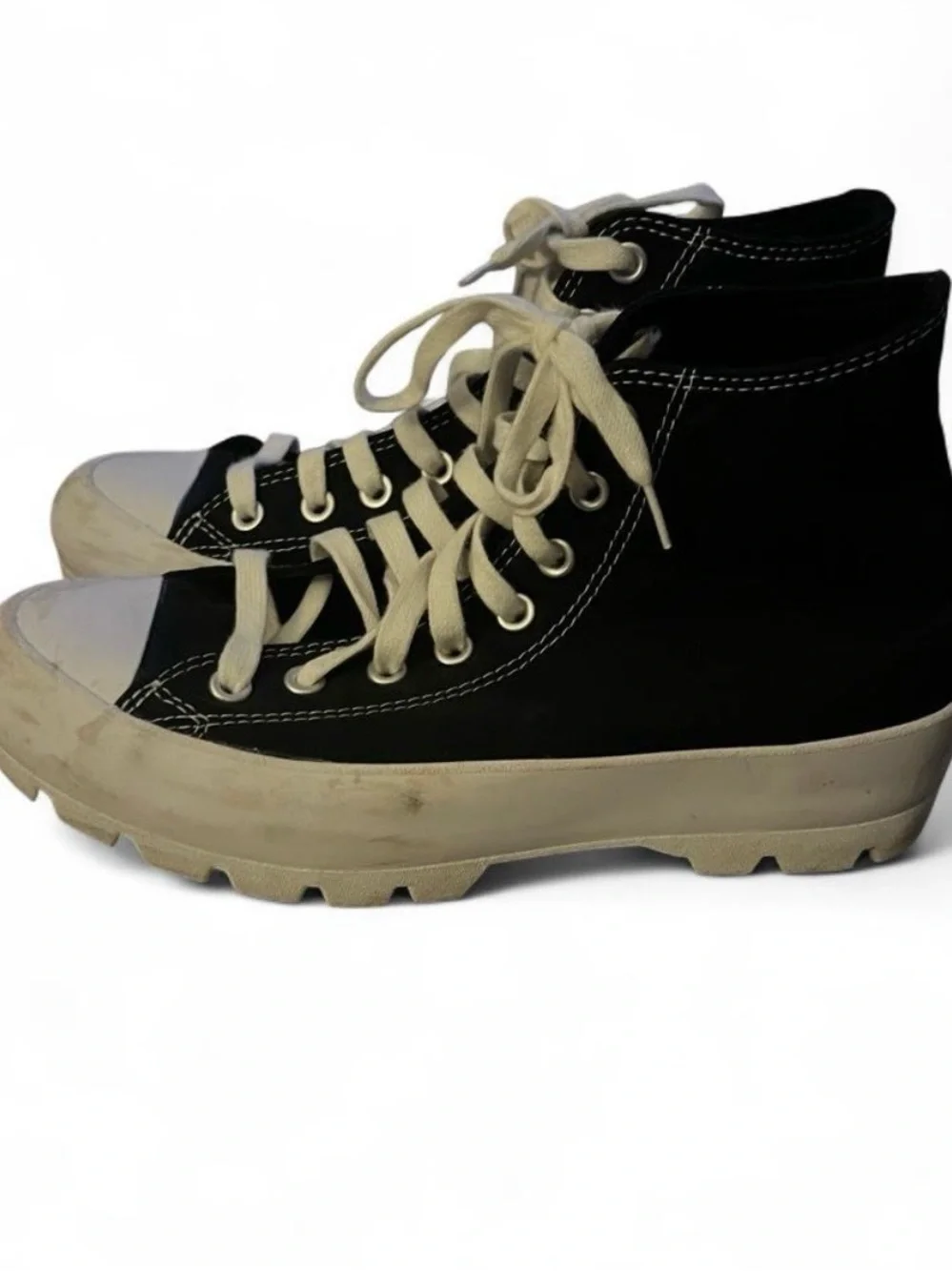 Womens sz 9.5 High Top Black Converse Chuck Taylor All Star Lugged Hi